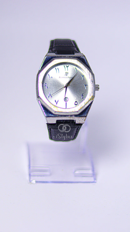 Arabic Dial Royal Oak on Leather